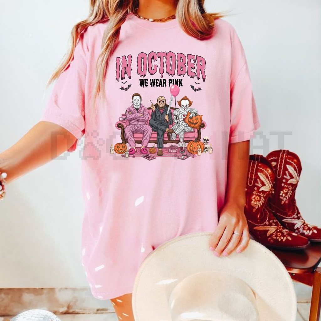 Pretty in Pink & Boozy Tee 🎃👻🎈