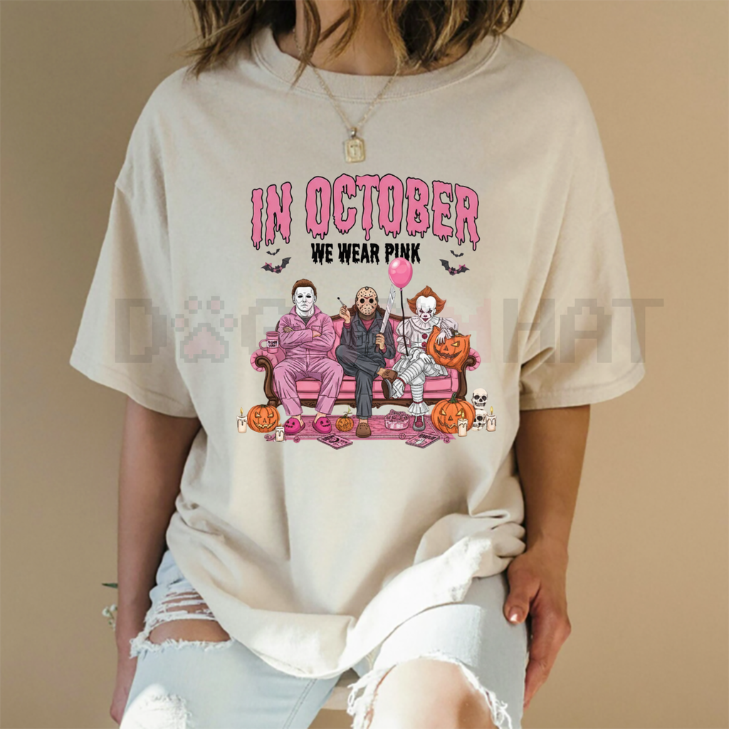 Pretty in Pink & Boozy Tee 🎃👻🎈