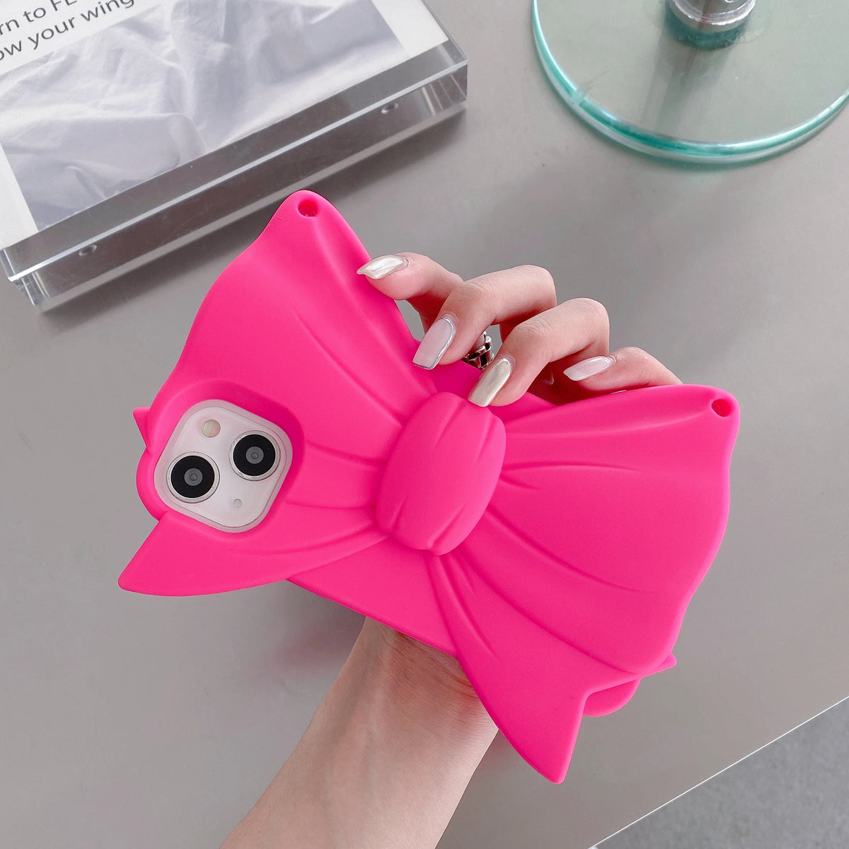 Pretty in Pink Bow iPhone Case