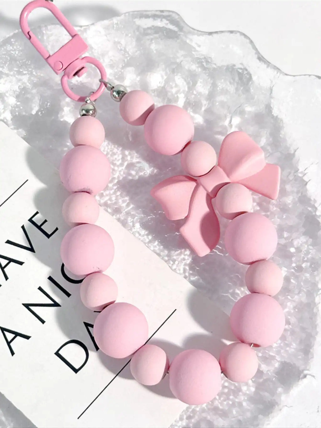 Blush Bow Charm 🎀