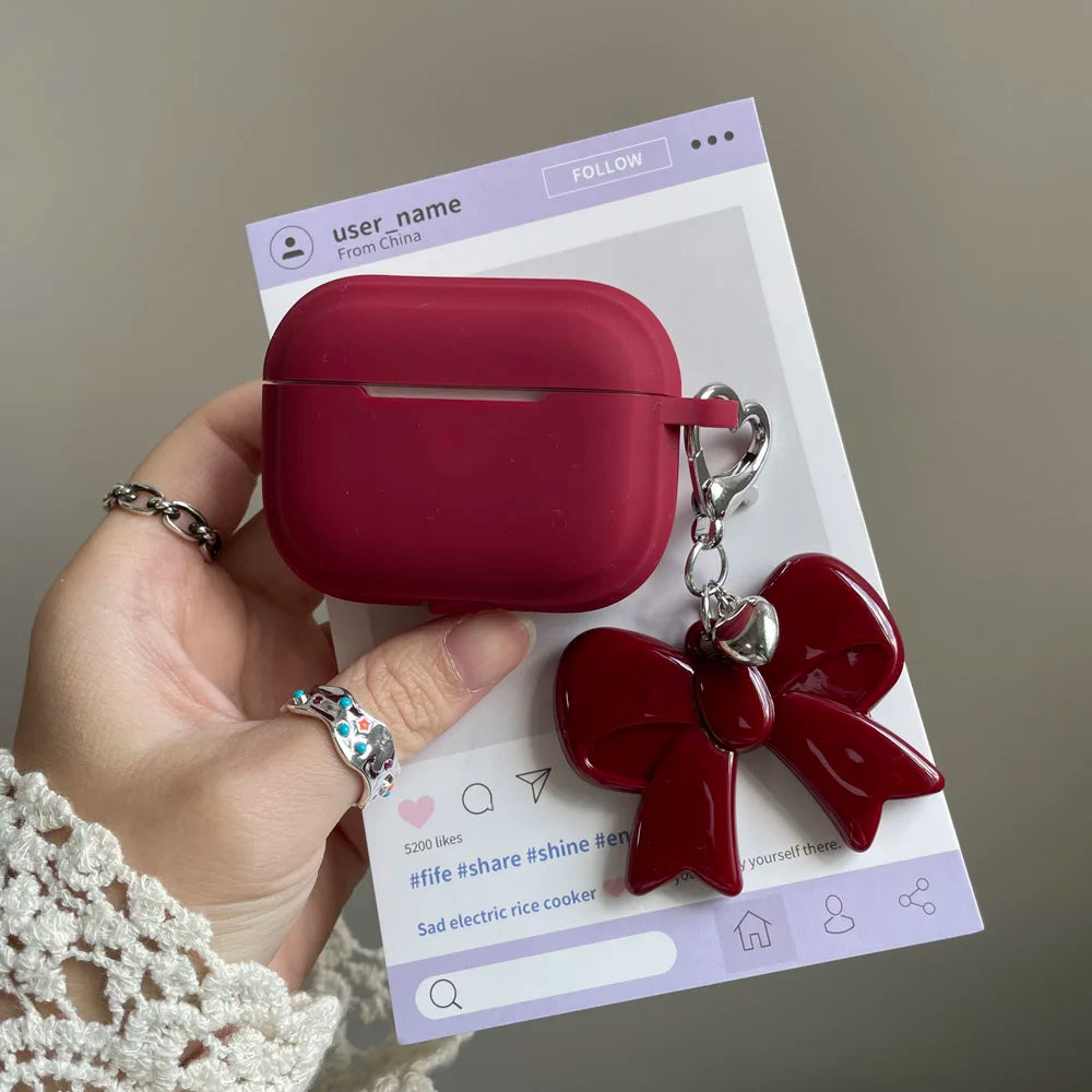 Cherry Bomb Puff Airpod Case