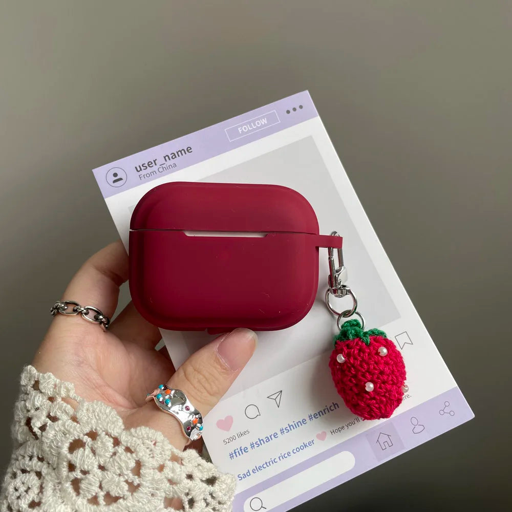 Cherry Bomb Puff Airpod Case