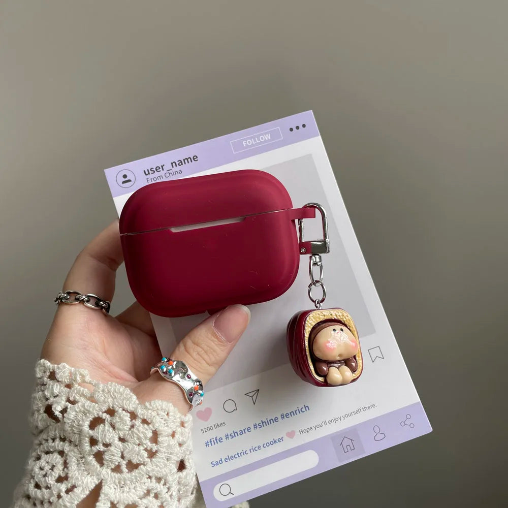 Cherry Bomb Puff Airpod Case