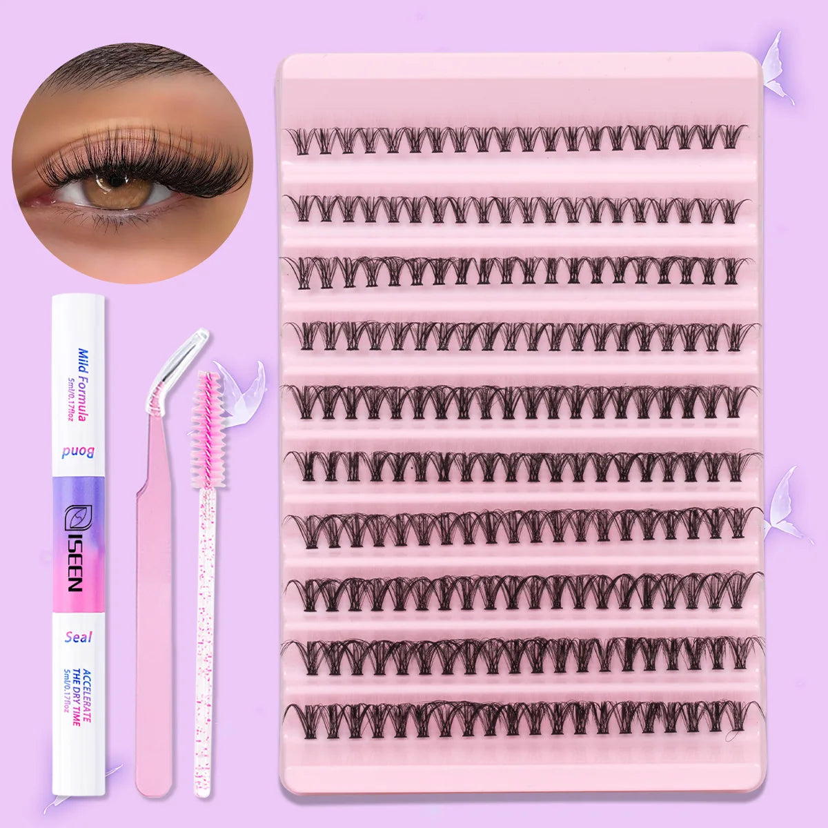 Trendy Baddie™ DIY Lash Cluster Kit 🫦