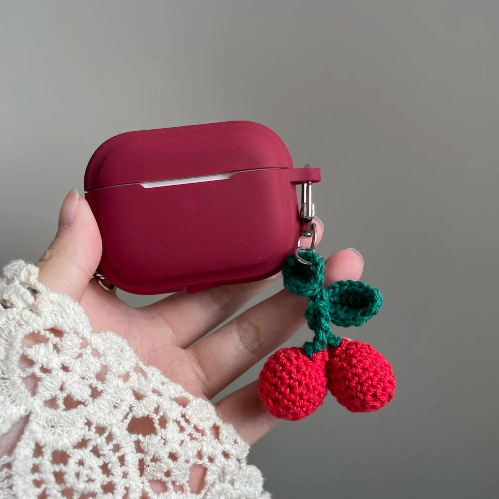 Cherry Bomb Puff Airpod Case