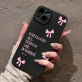 Gods Got Me Bow Phone Case