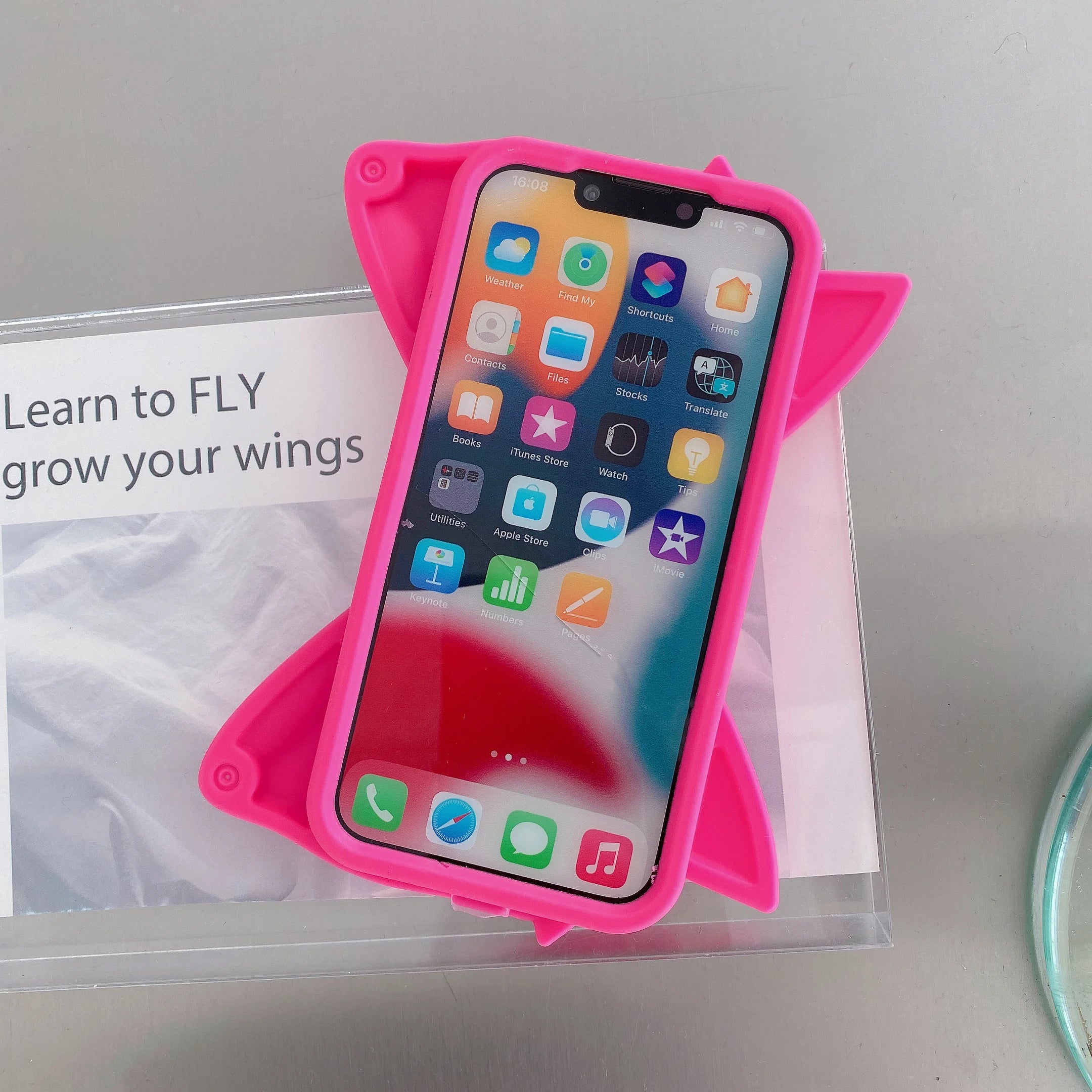 Pretty in Pink Bow iPhone Case