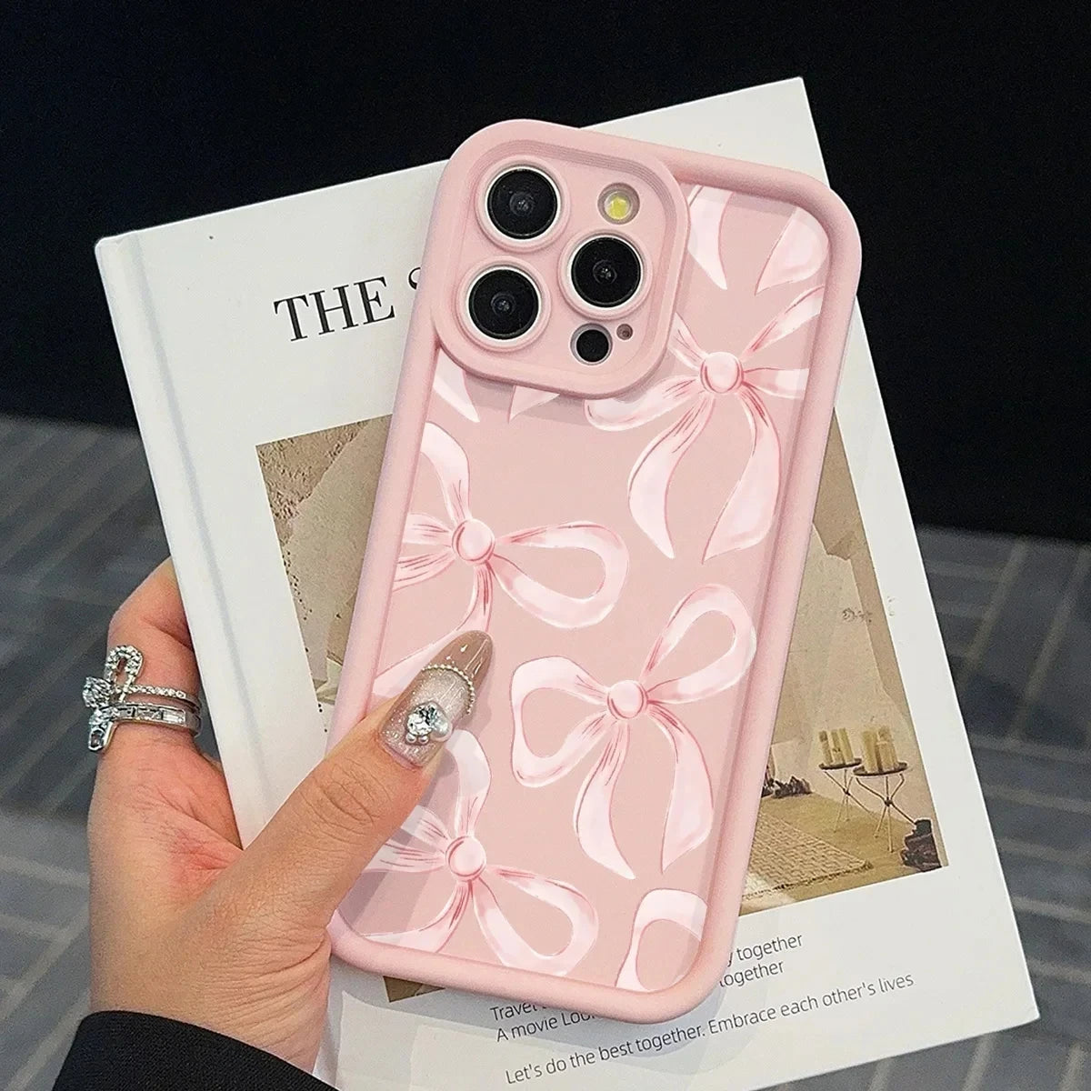 Pretty in Pink Bow Phone Case