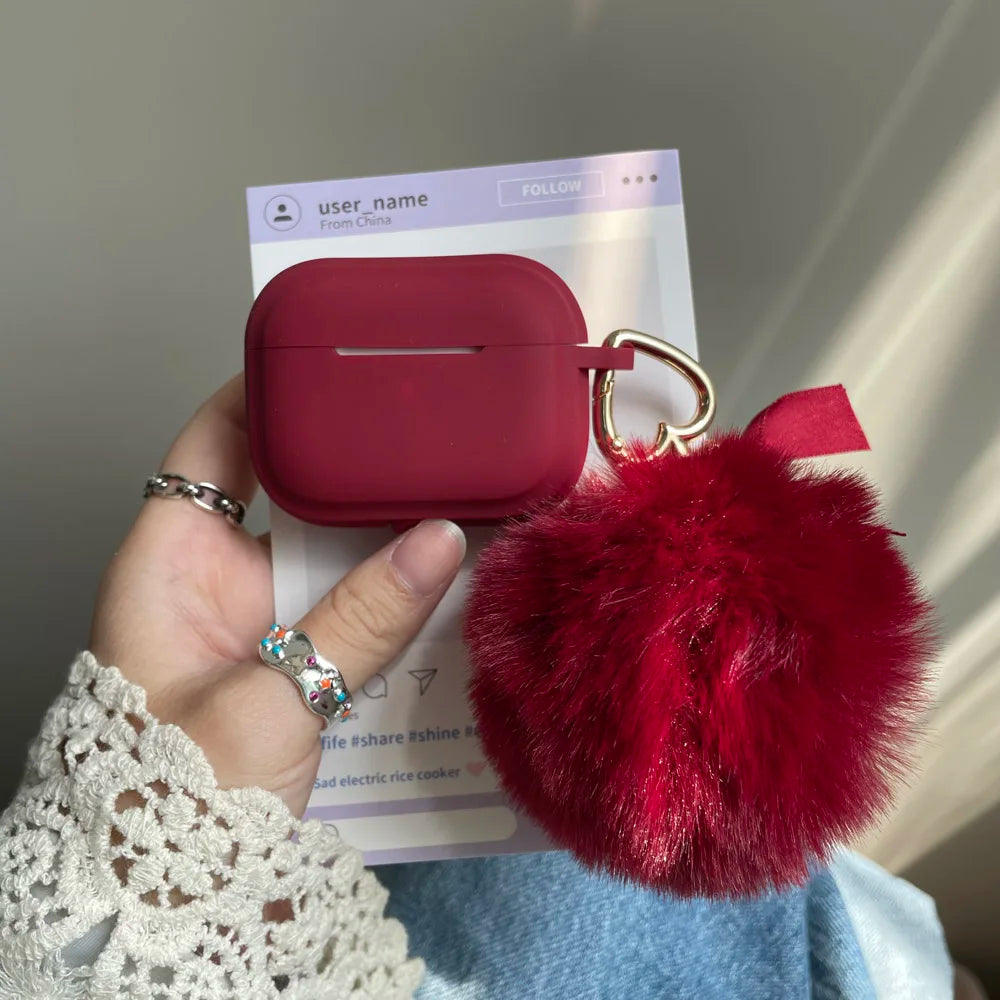 Cherry Bomb Puff Airpod Case