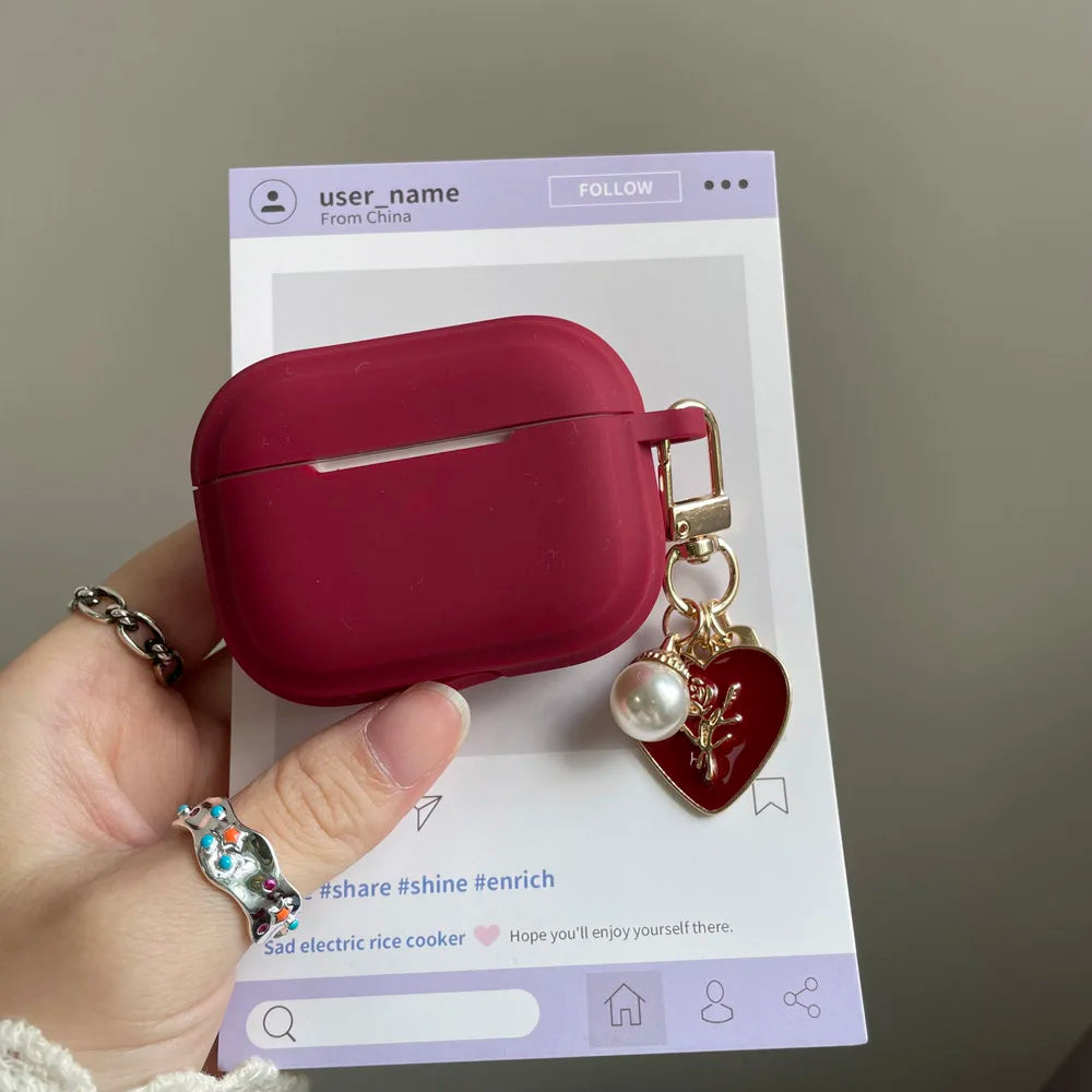 Cherry Bomb Puff Airpod Case