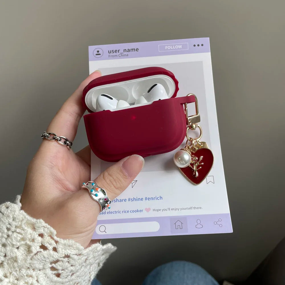 Cherry Bomb Puff Airpod Case